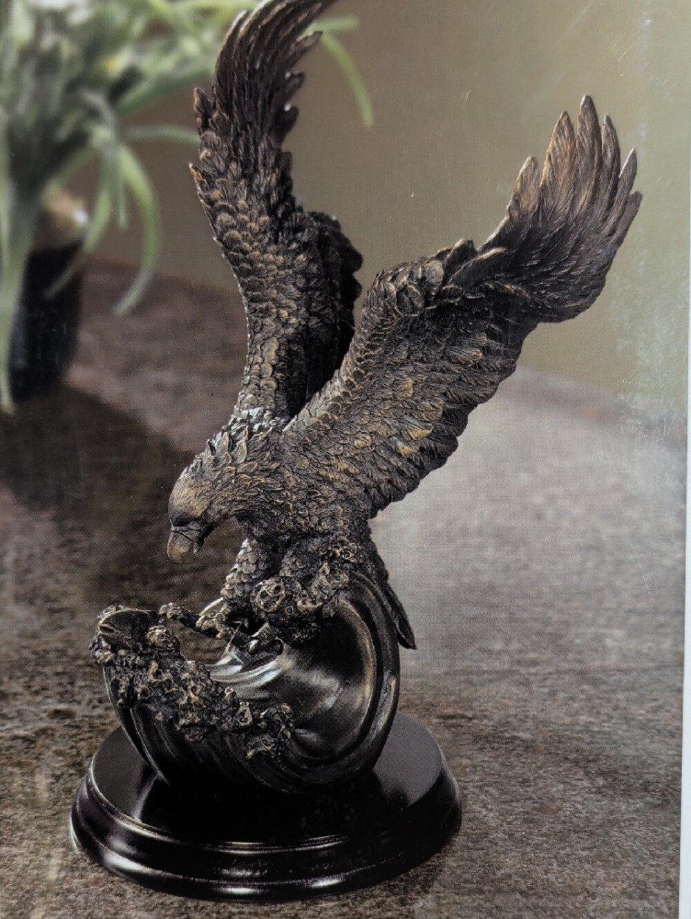 NIB, Original Sealed. Always & Forever Collectible. Fishing Eagle Sculpture.